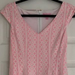 Lily pullitzer summer eyelet dress. Size small